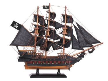 Wooden Whydah Gally Black Sails Limited Model Pirate Ship 15""