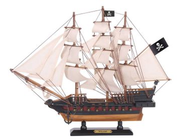 Wooden Whydah Gally White Sails Limited Model Pirate Ship 15""