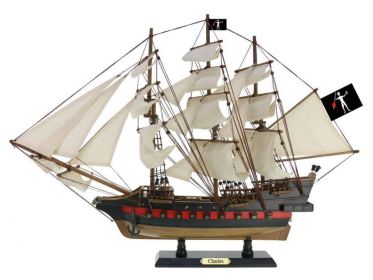 Wooden John Halsey's Charles White Sails Limited Model Pirate Ship 26""