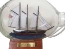 Atlantic Sailboat in a Glass Bottle 7""