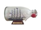 Flying Cloud Model Ship in a Glass Bottle 5""