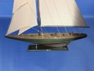 Wooden Rustic Endeavour Model Sailboat Decoration 60""