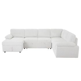 Oversized Modular Storage Sectional Sofa Couch for Home Apartment Office Living Room (Color: as Pic)